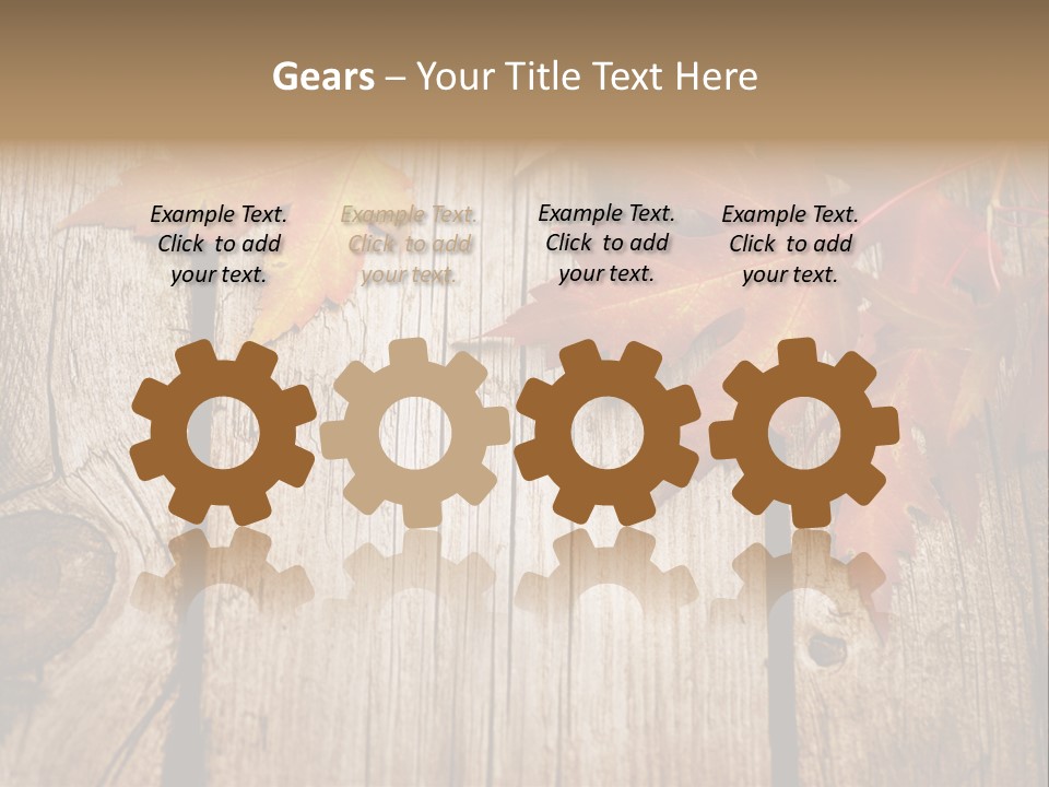 Space Maple Ragged PowerPoint Template