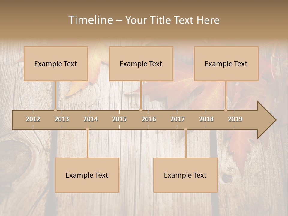 Space Maple Ragged PowerPoint Template