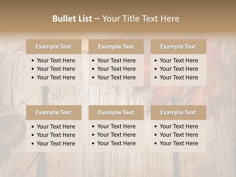 Space Maple Ragged PowerPoint Template