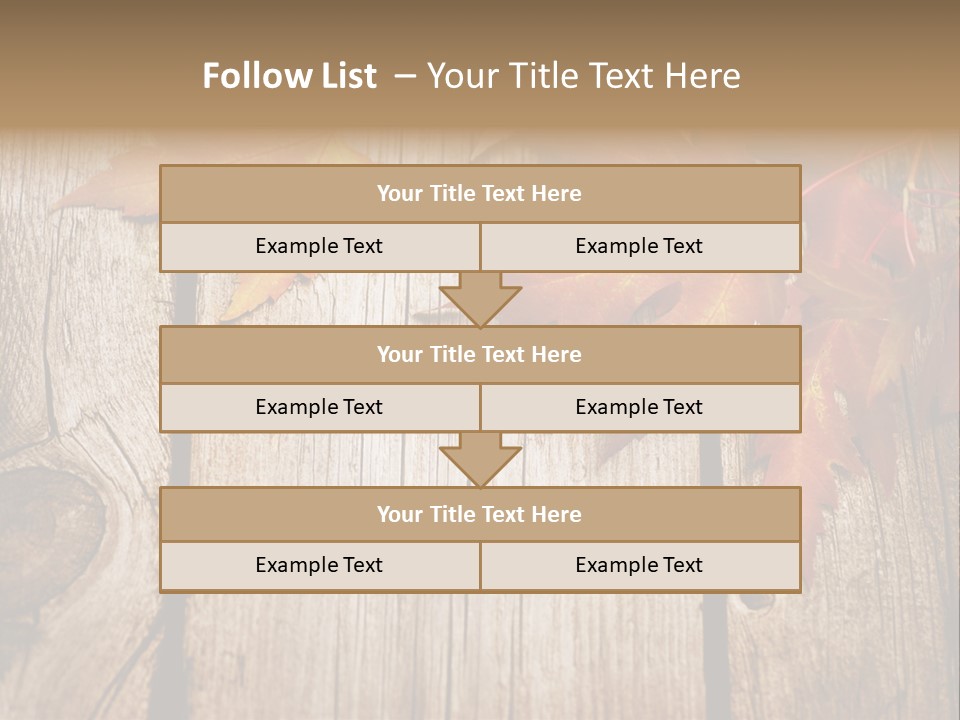 Space Maple Ragged PowerPoint Template