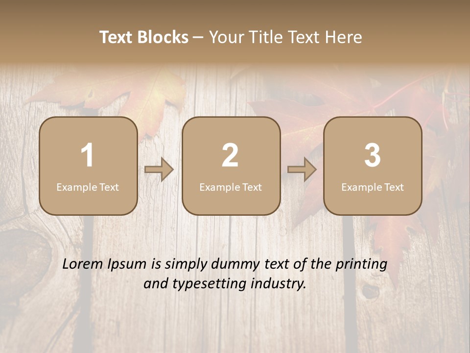 Space Maple Ragged PowerPoint Template