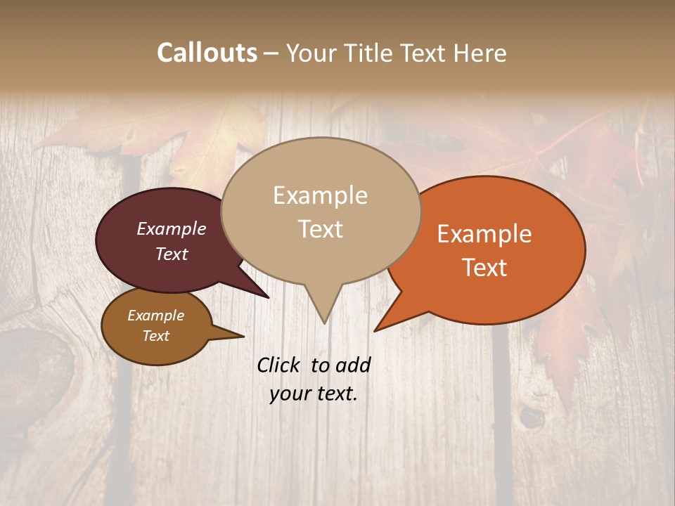 Space Maple Ragged PowerPoint Template