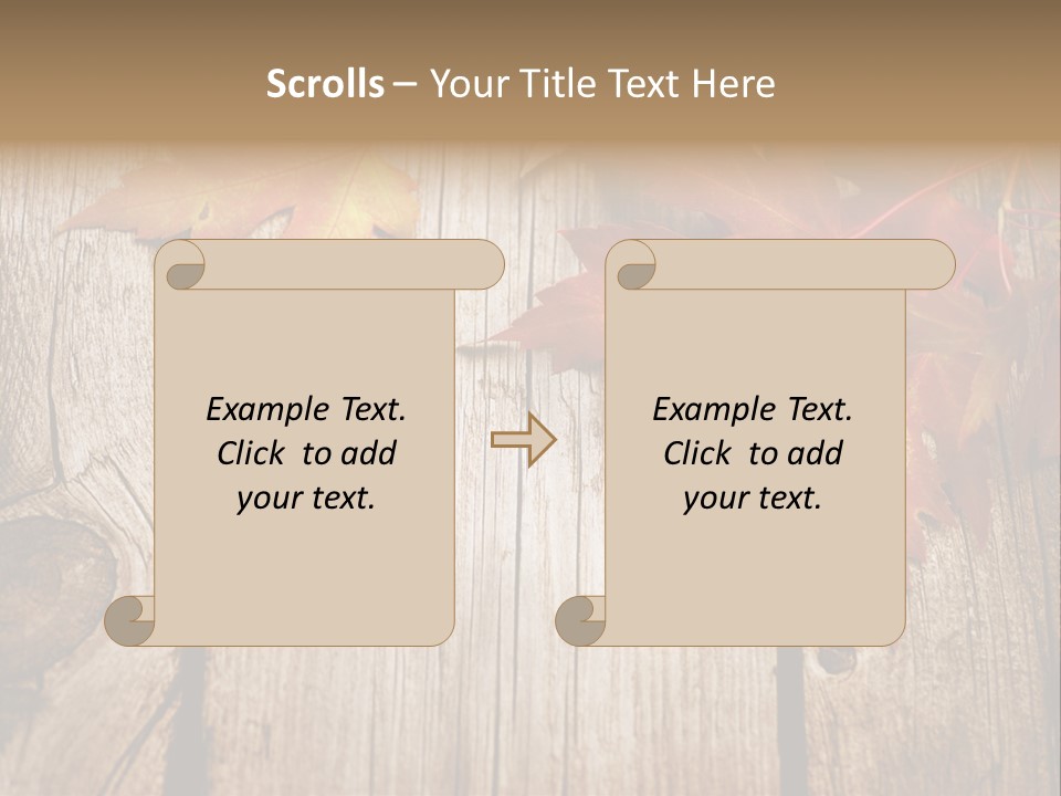 Space Maple Ragged PowerPoint Template
