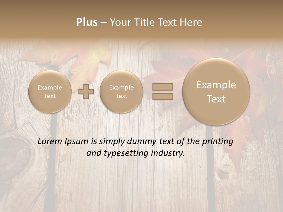 Space Maple Ragged PowerPoint Template