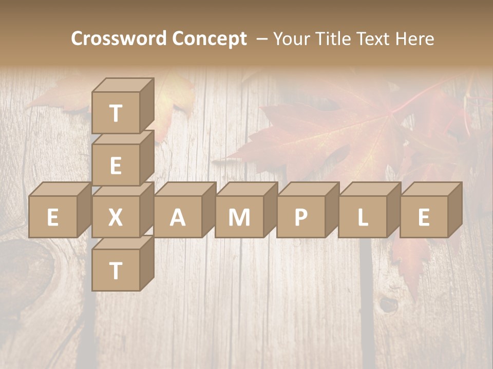 Space Maple Ragged PowerPoint Template