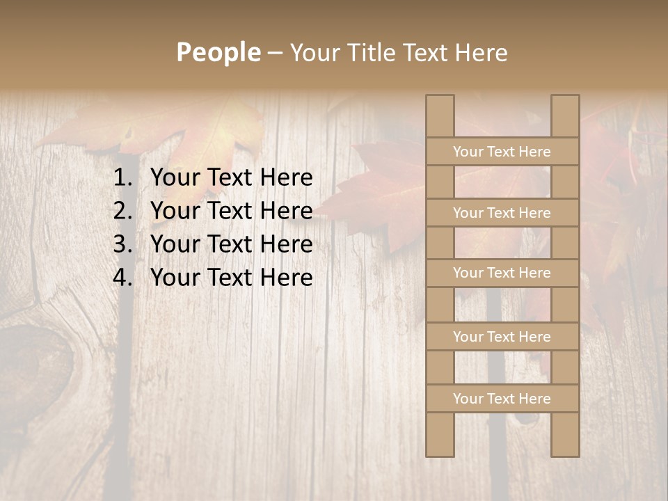 Space Maple Ragged PowerPoint Template