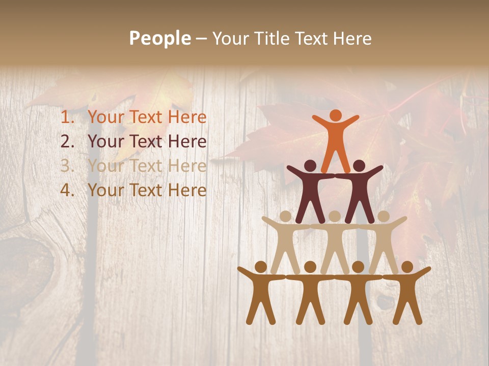 Space Maple Ragged PowerPoint Template