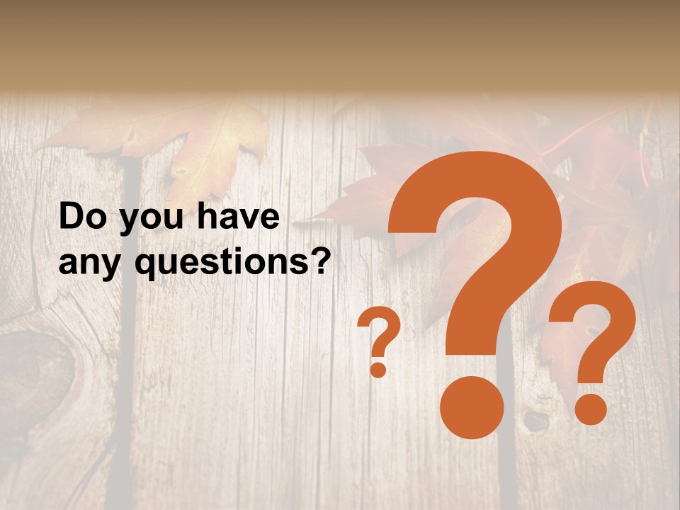 Space Maple Ragged PowerPoint Template