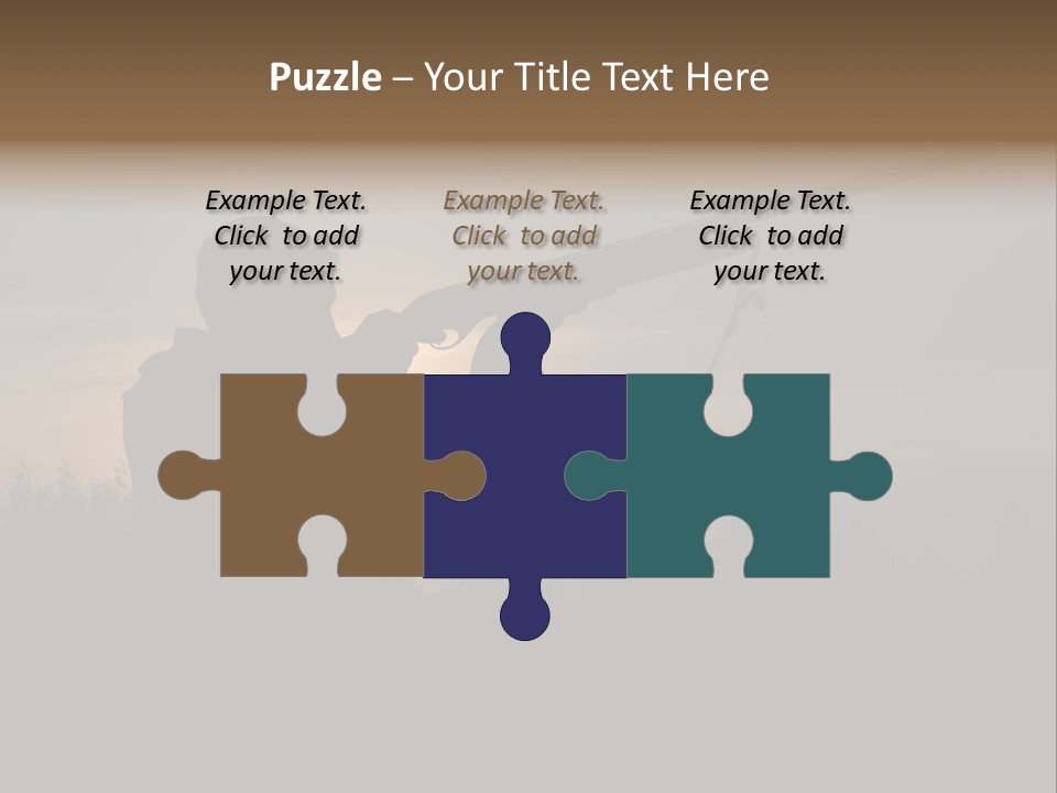 Shot Autumn Sun PowerPoint Template