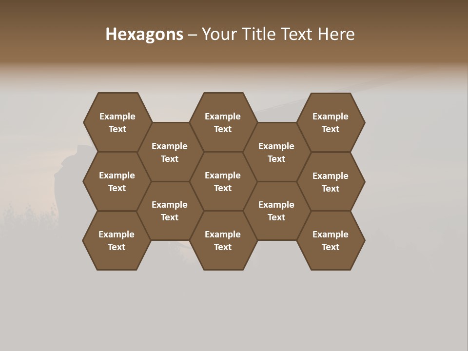 Shot Autumn Sun PowerPoint Template