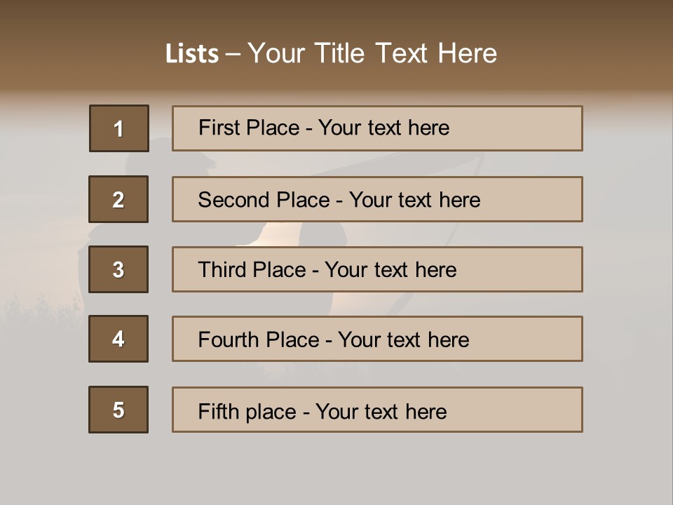 Shot Autumn Sun PowerPoint Template