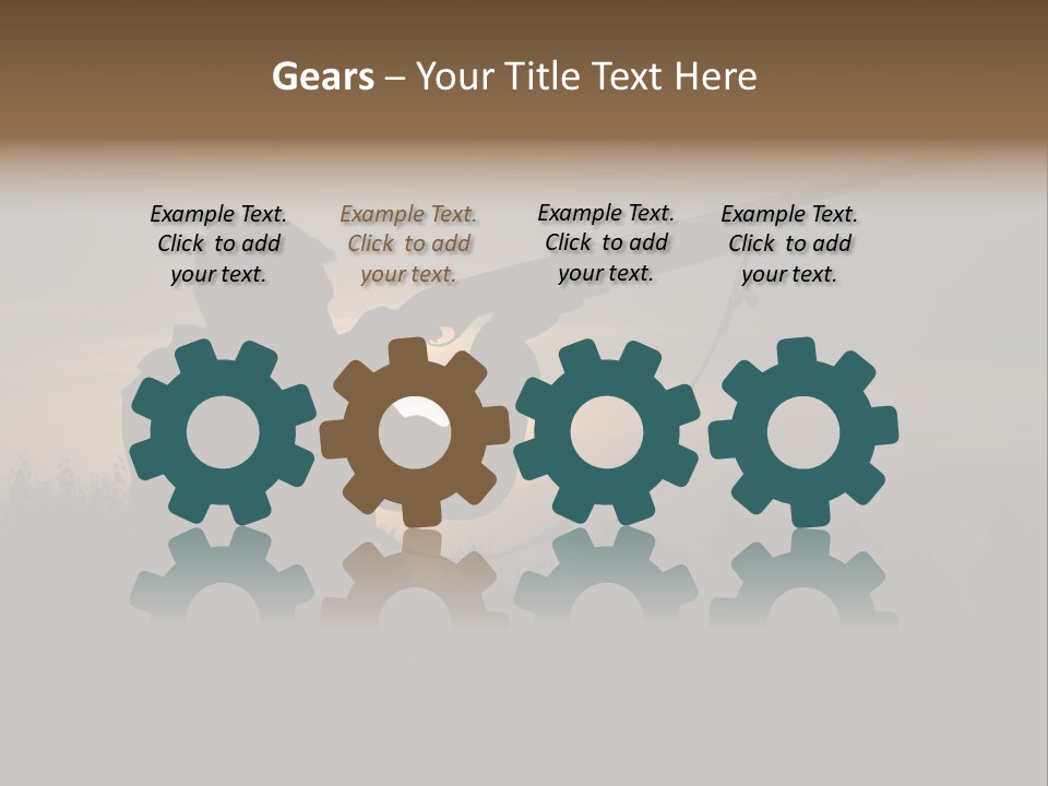 Shot Autumn Sun PowerPoint Template