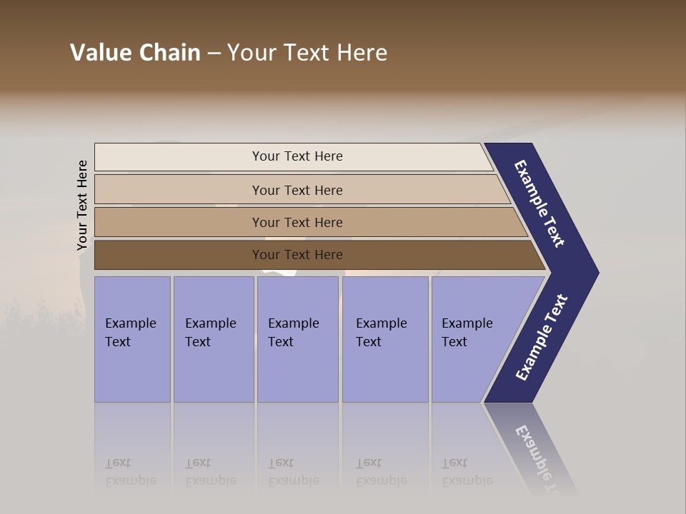 Shot Autumn Sun PowerPoint Template