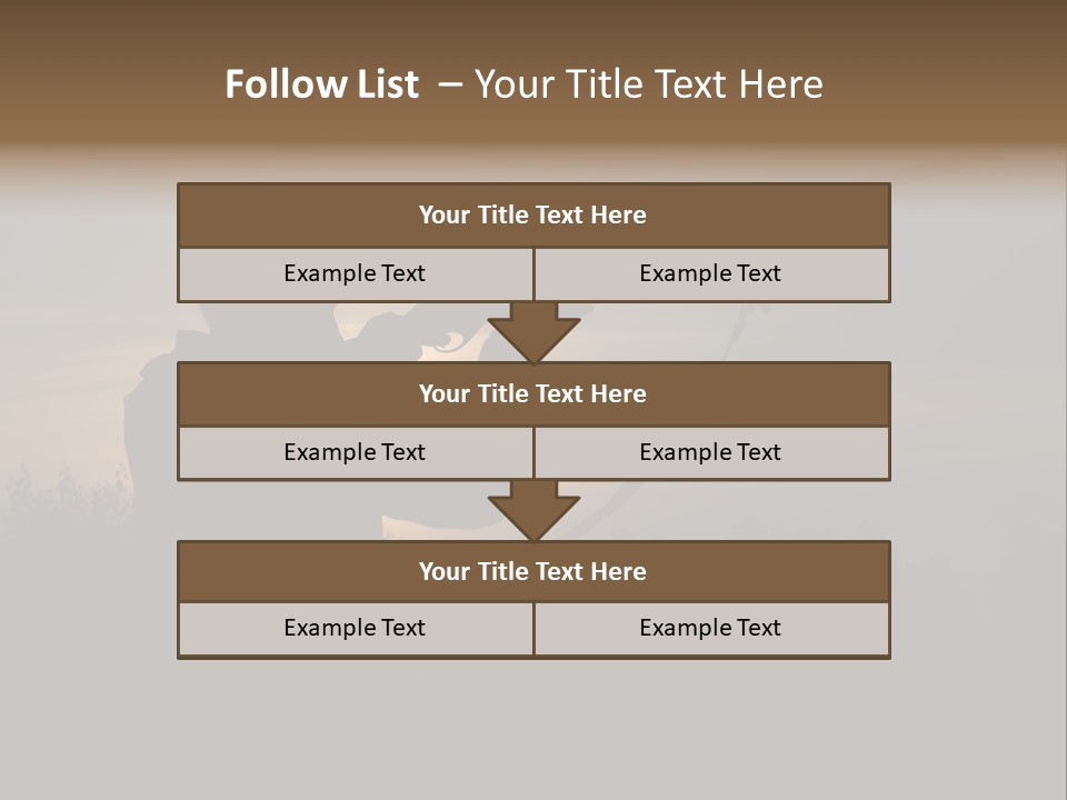 Shot Autumn Sun PowerPoint Template