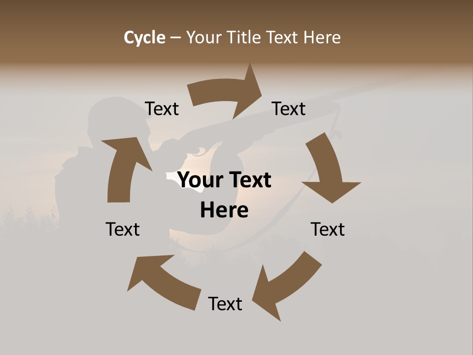Shot Autumn Sun PowerPoint Template