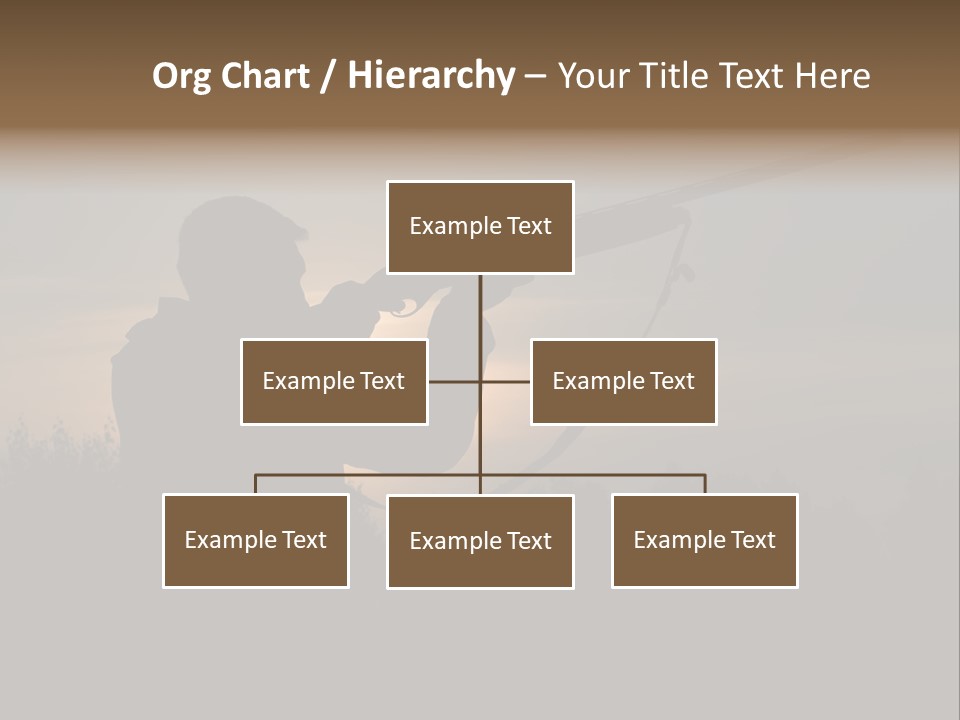 Shot Autumn Sun PowerPoint Template
