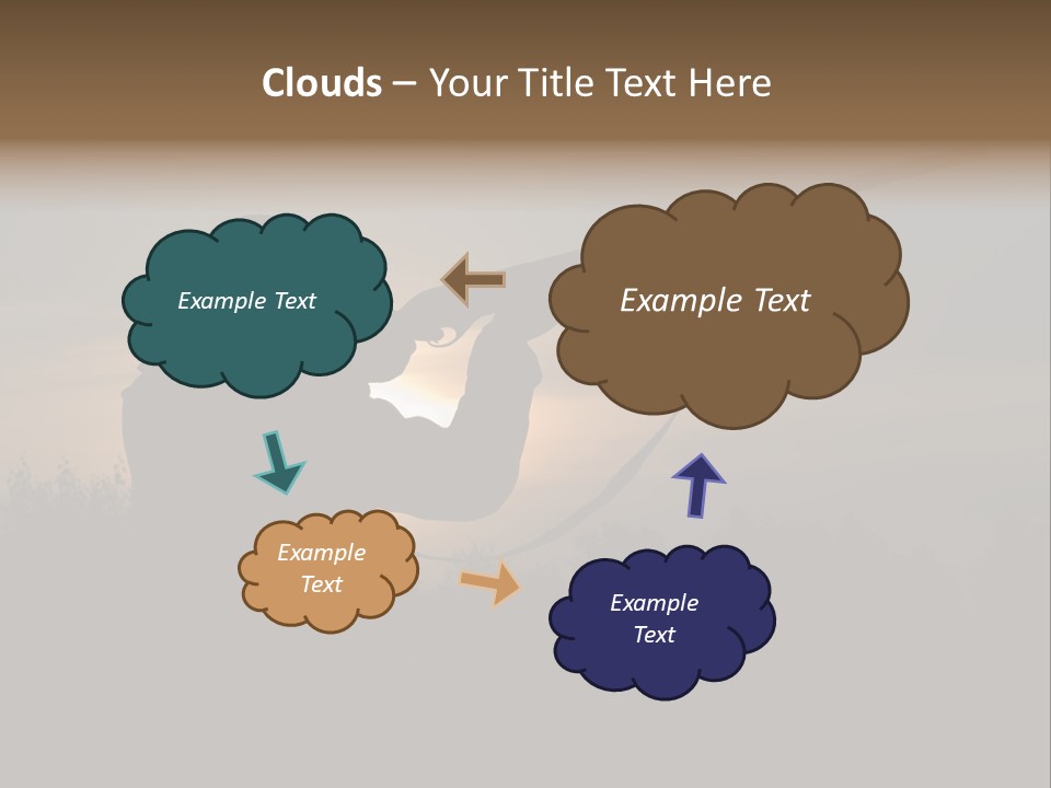 Shot Autumn Sun PowerPoint Template