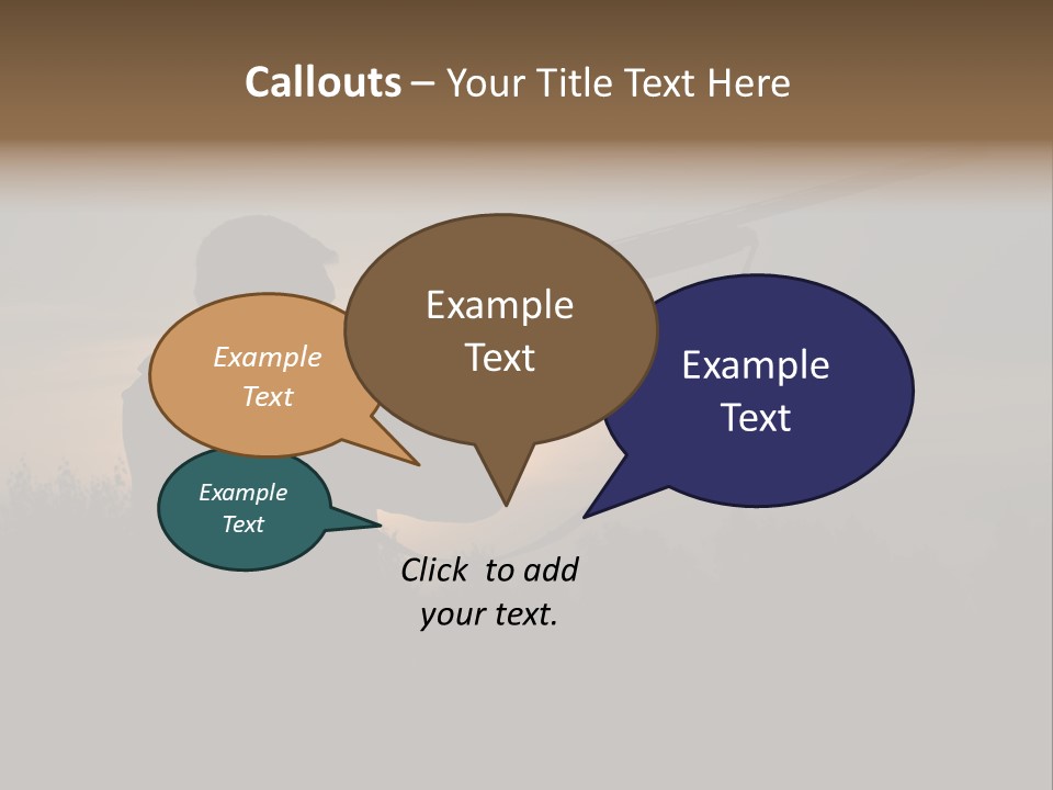 Shot Autumn Sun PowerPoint Template