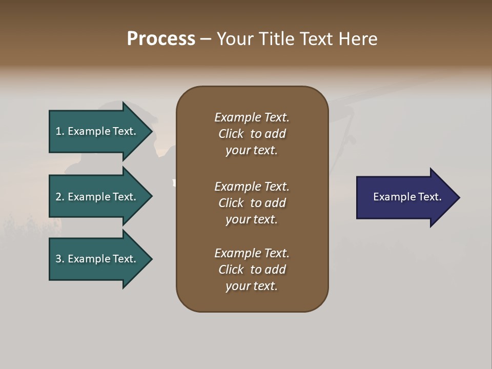 Shot Autumn Sun PowerPoint Template