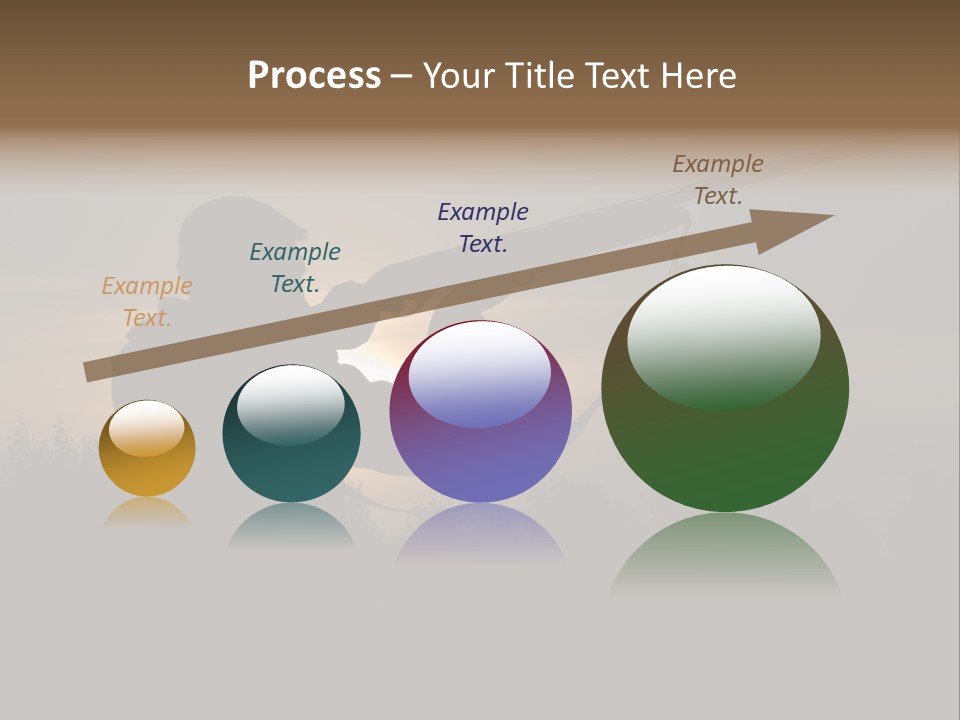 Shot Autumn Sun PowerPoint Template