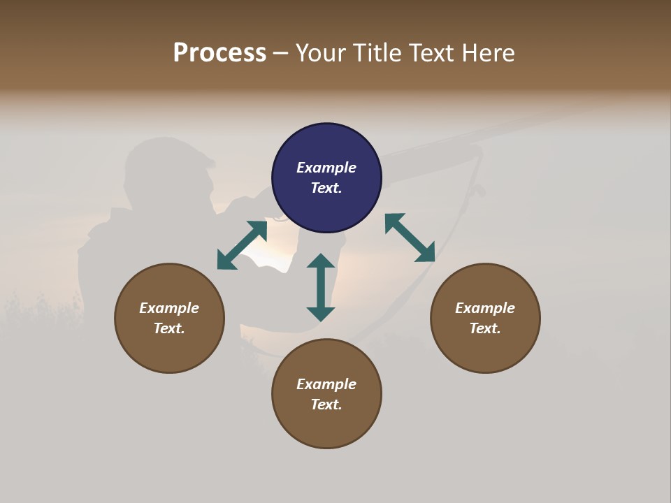 Shot Autumn Sun PowerPoint Template