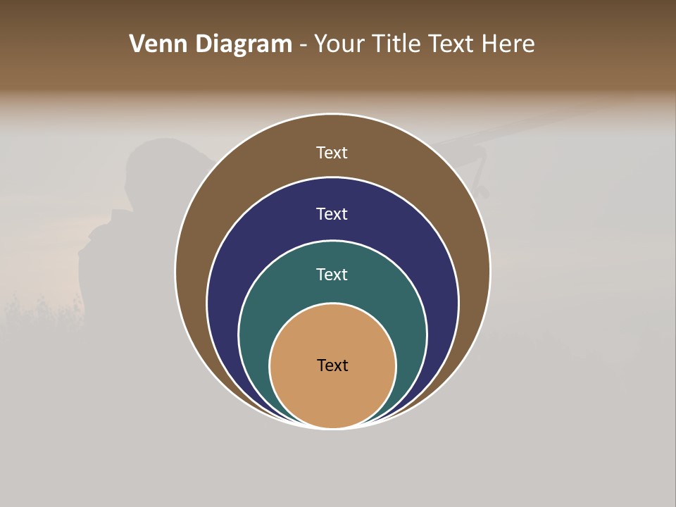 Shot Autumn Sun PowerPoint Template