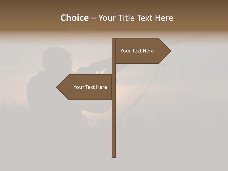 Shot Autumn Sun PowerPoint Template