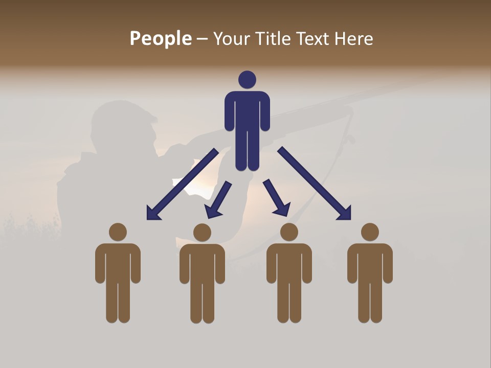 Shot Autumn Sun PowerPoint Template