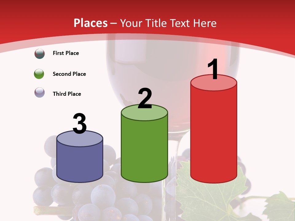 Alcoholic Vine Glassware PowerPoint Template