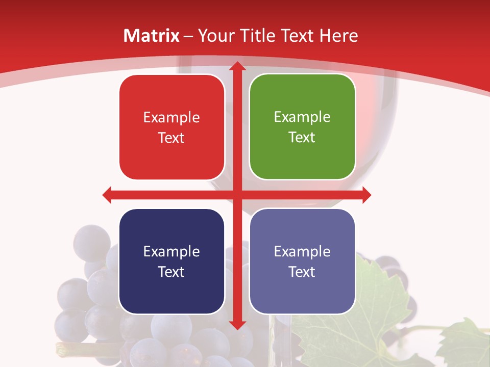 Alcoholic Vine Glassware PowerPoint Template