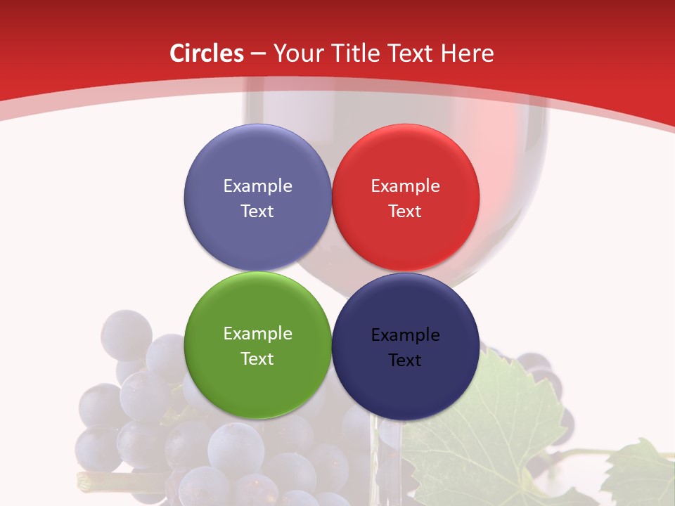 Alcoholic Vine Glassware PowerPoint Template