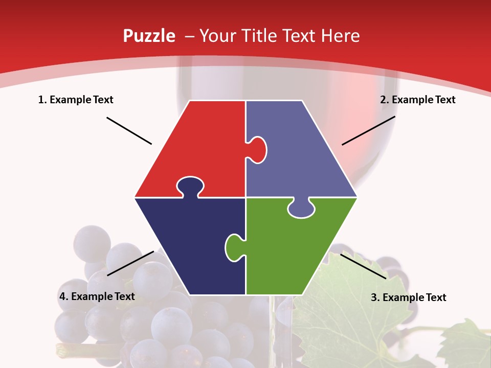 Alcoholic Vine Glassware PowerPoint Template