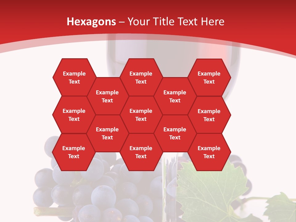 Alcoholic Vine Glassware PowerPoint Template