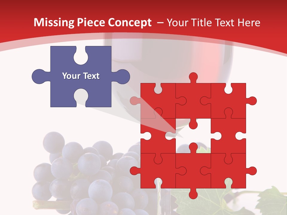 Alcoholic Vine Glassware PowerPoint Template