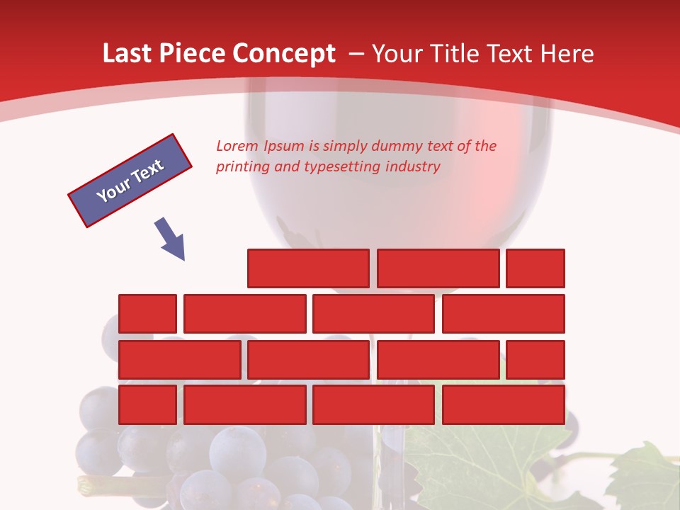 Alcoholic Vine Glassware PowerPoint Template