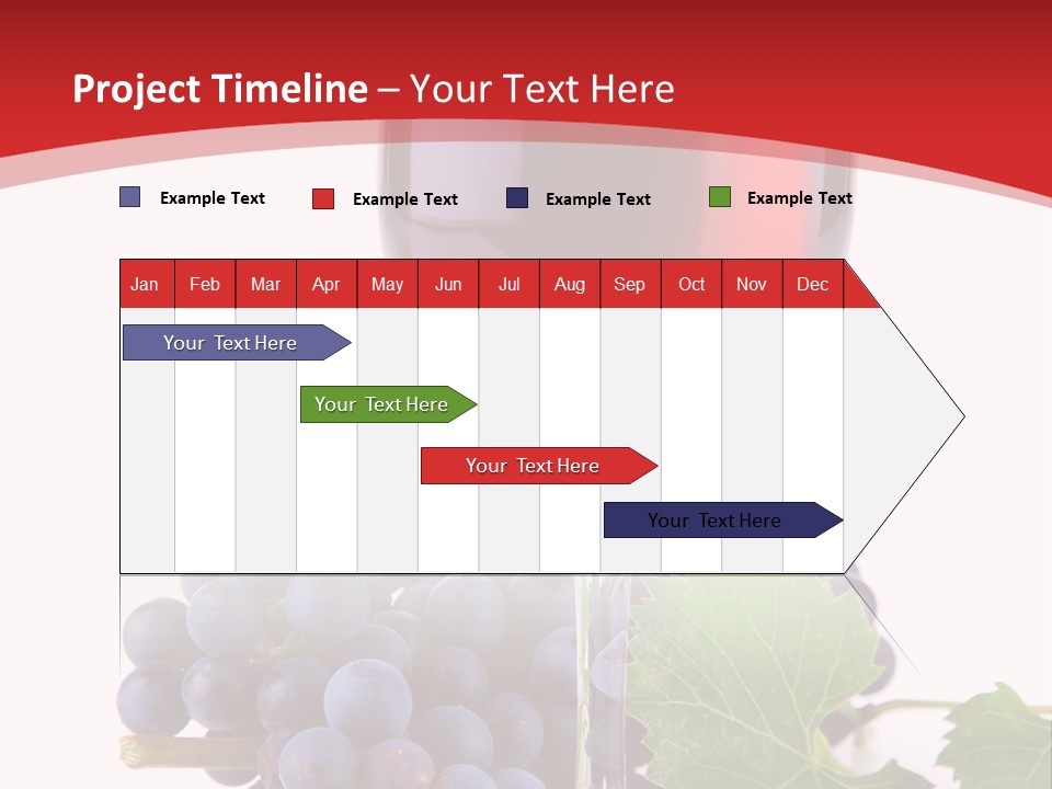 Alcoholic Vine Glassware PowerPoint Template