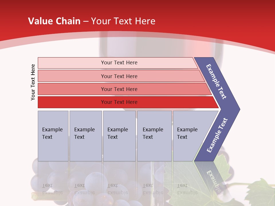 Alcoholic Vine Glassware PowerPoint Template