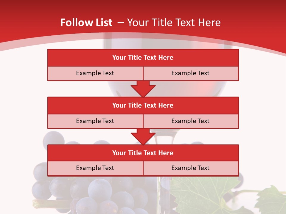 Alcoholic Vine Glassware PowerPoint Template
