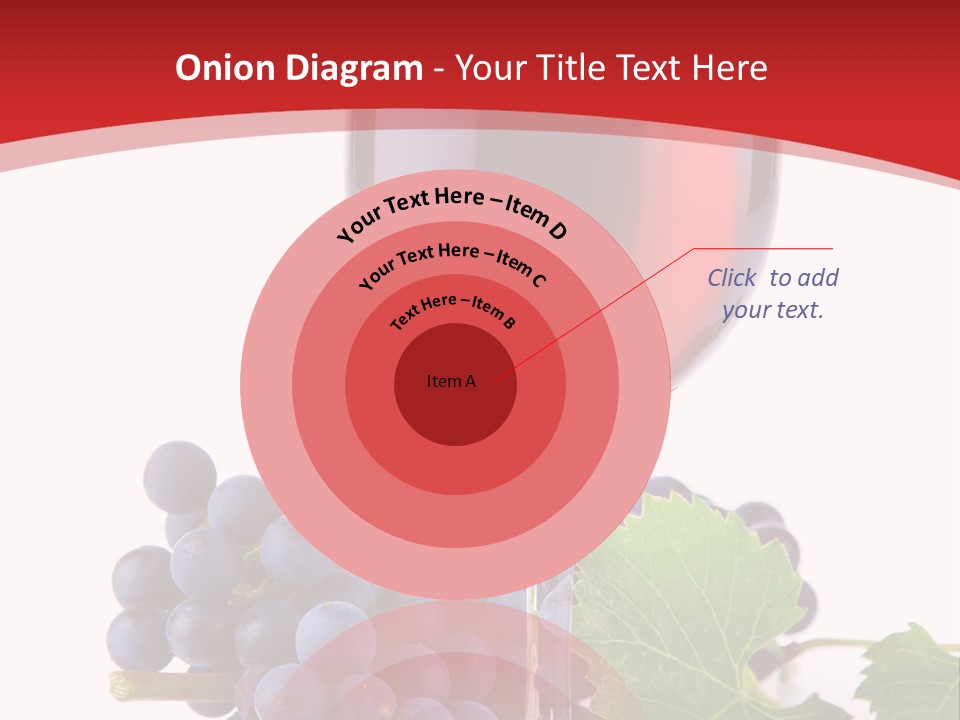 Alcoholic Vine Glassware PowerPoint Template