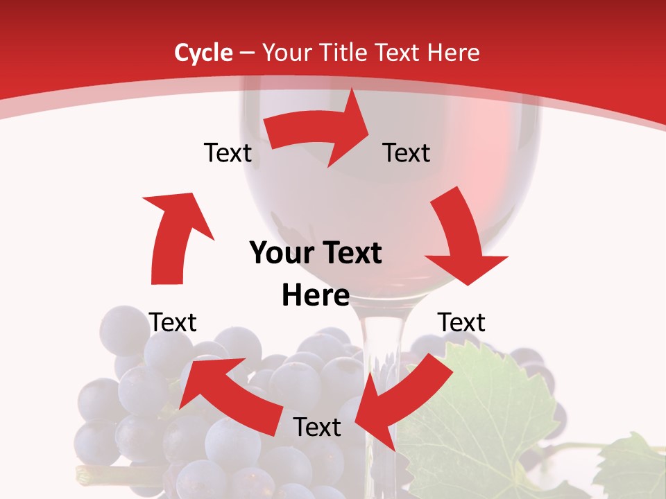 Alcoholic Vine Glassware PowerPoint Template