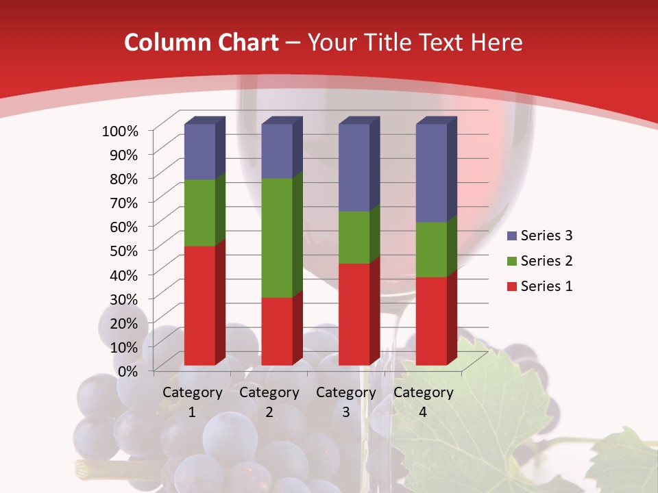 Alcoholic Vine Glassware PowerPoint Template