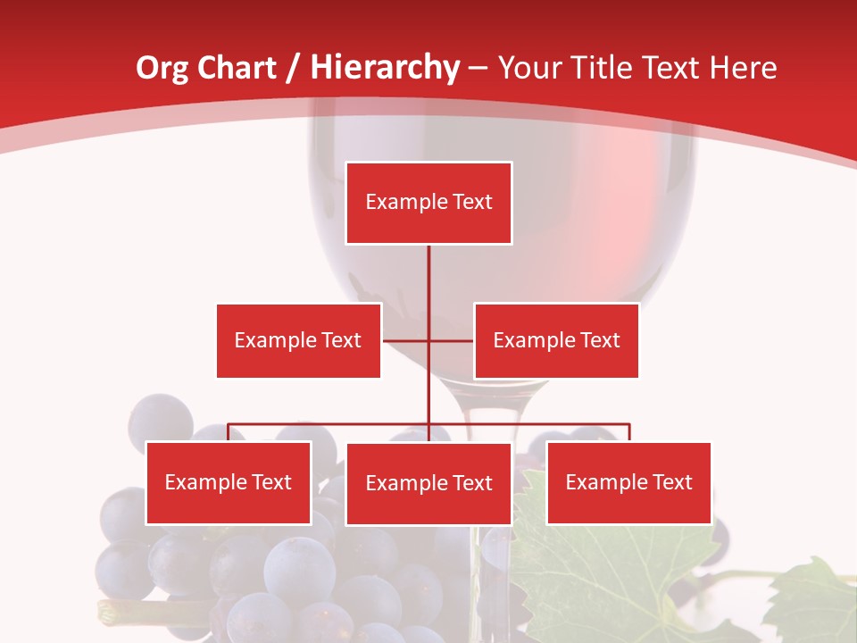 Alcoholic Vine Glassware PowerPoint Template