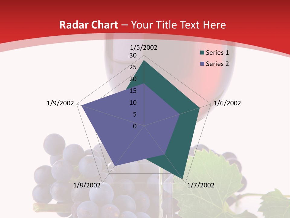 Alcoholic Vine Glassware PowerPoint Template