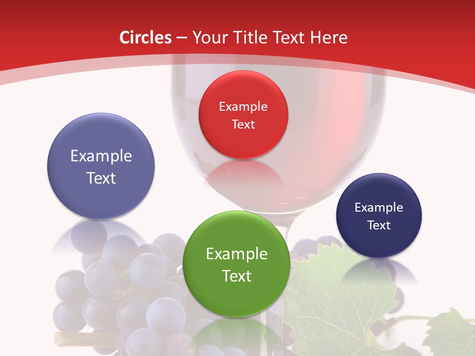 Alcoholic Vine Glassware PowerPoint Template