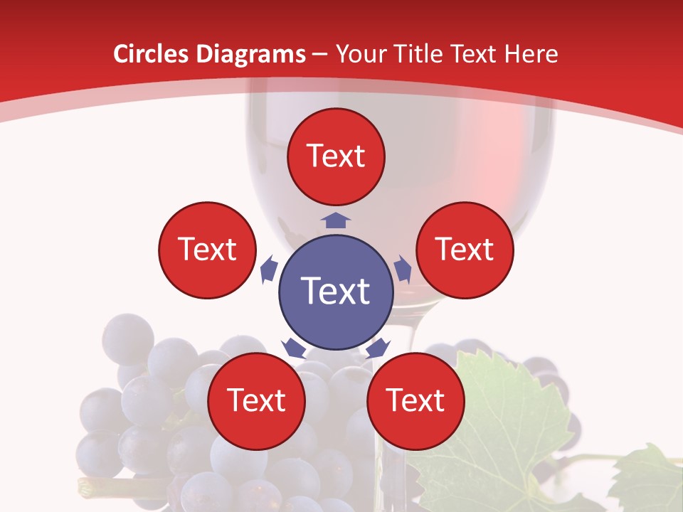 Alcoholic Vine Glassware PowerPoint Template