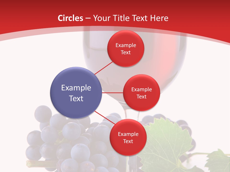 Alcoholic Vine Glassware PowerPoint Template