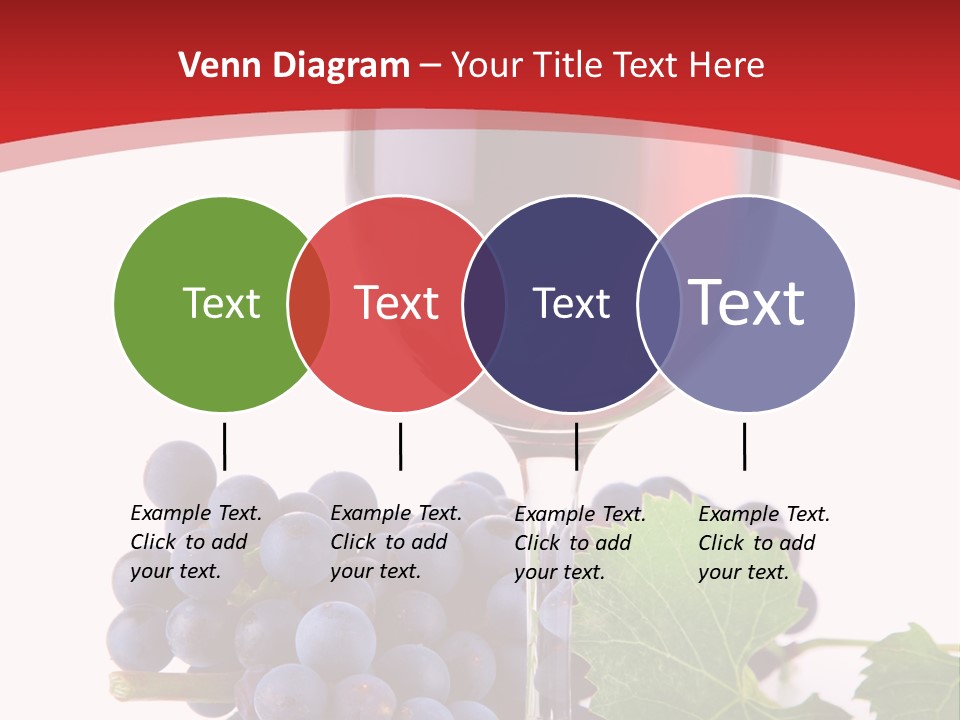 Alcoholic Vine Glassware PowerPoint Template