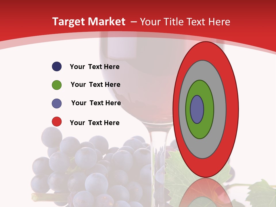 Alcoholic Vine Glassware PowerPoint Template