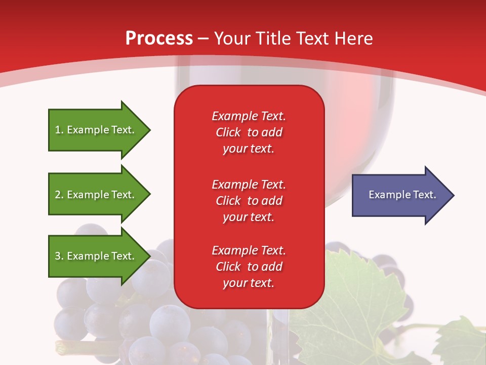Alcoholic Vine Glassware PowerPoint Template
