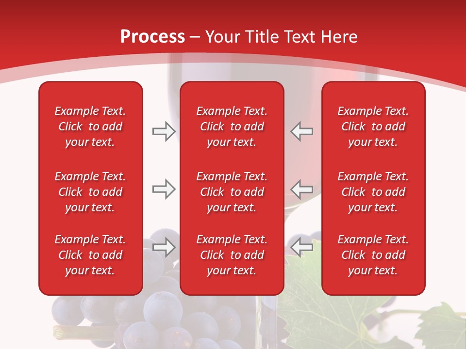 Alcoholic Vine Glassware PowerPoint Template